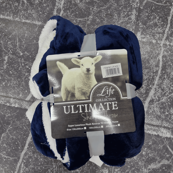 FRAZADA SHERPA 1.5P 2