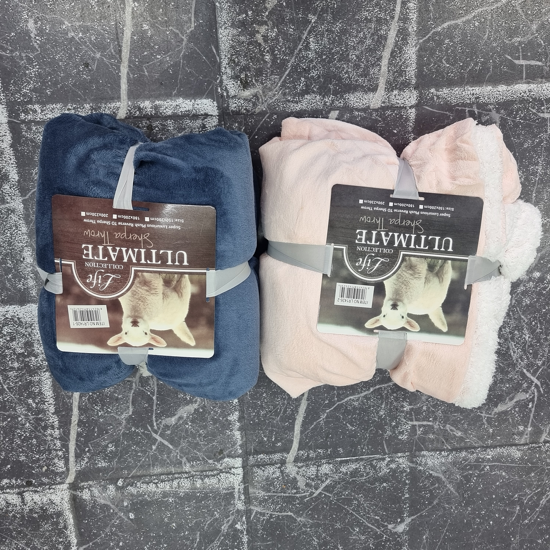 FRAZADA SHERPA 1.5P 1