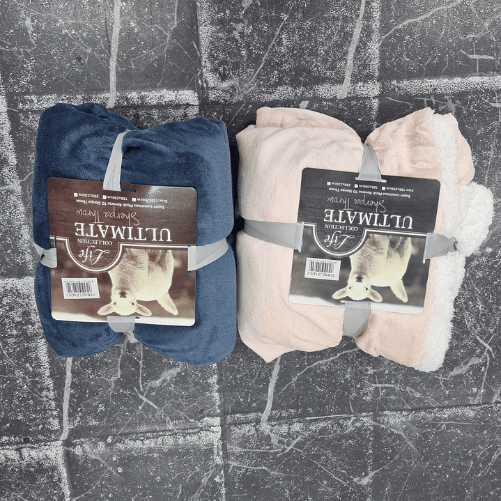 FRAZADA SHERPA 1.5P 1