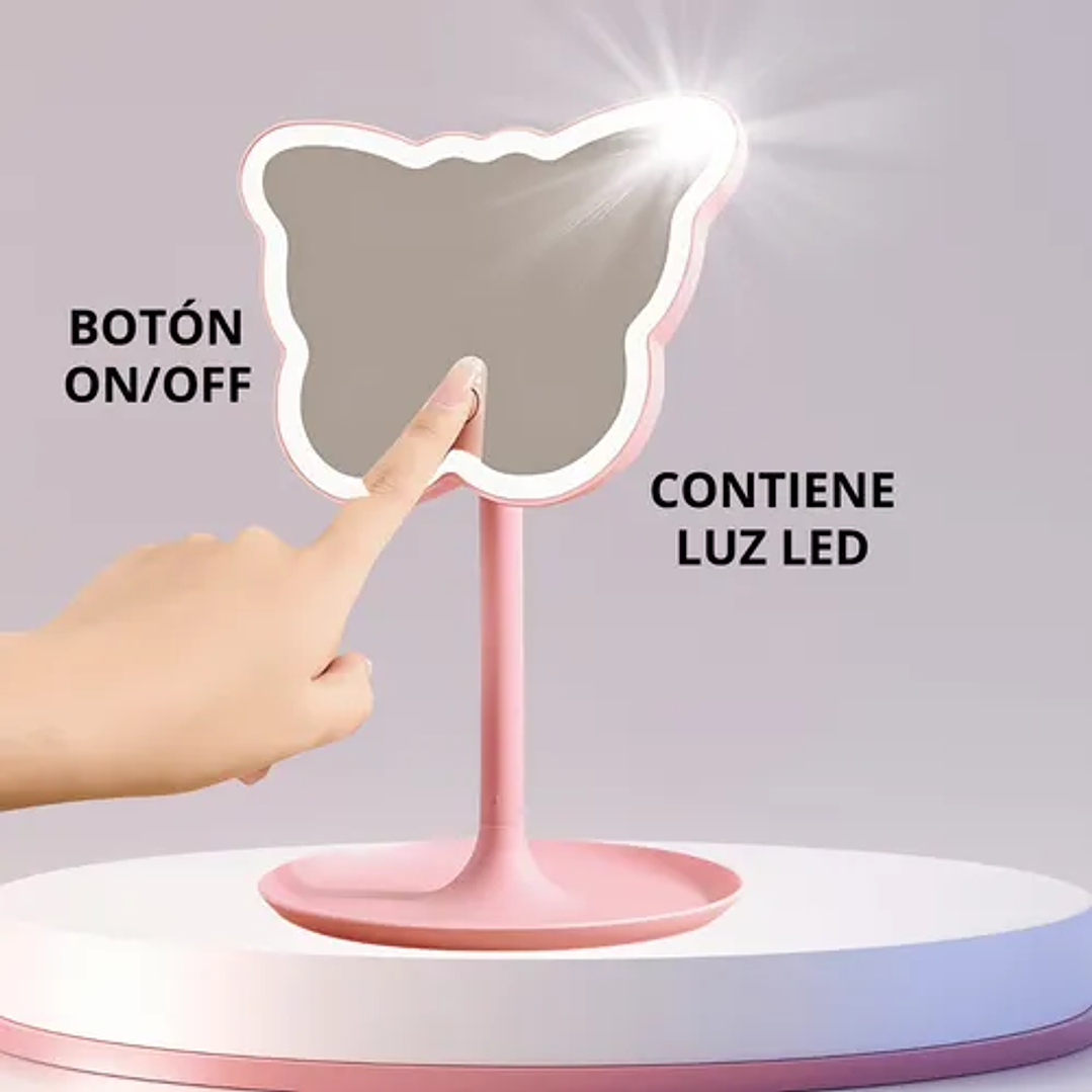 ESPEJO LED MARIPOSA  1