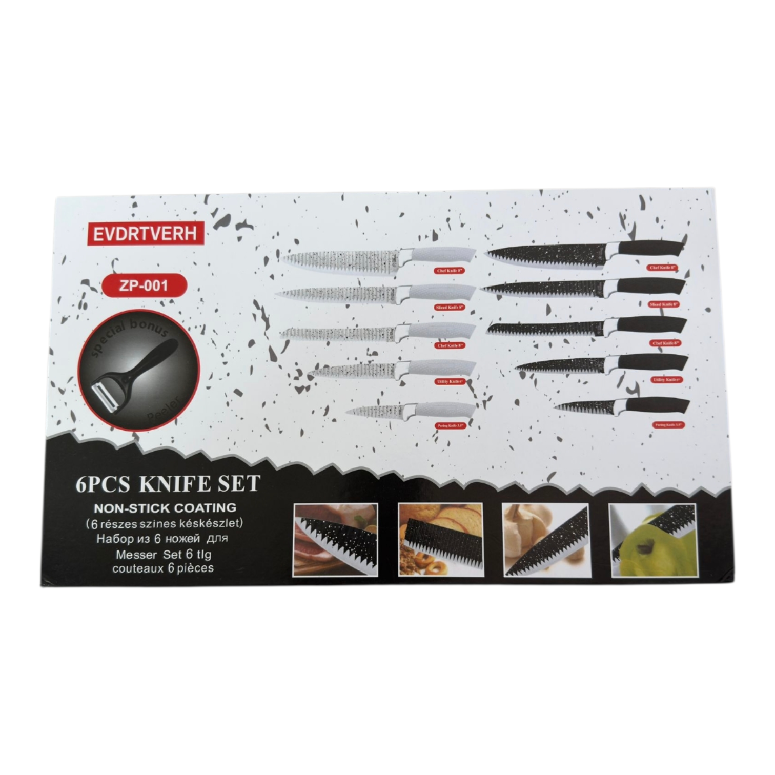 CUCHILLOS 6 PCS