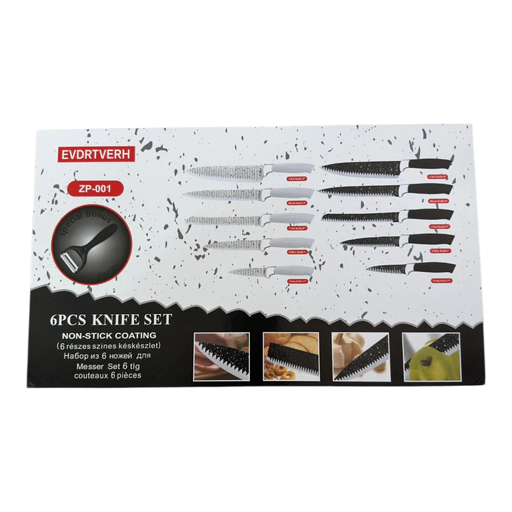 CUCHILLOS 6 PCS  1