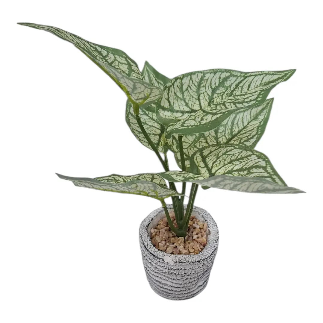 MACETA DE HOJAS 25 CM  1