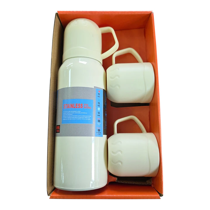 TERMO CON TAZAS ROJO 1