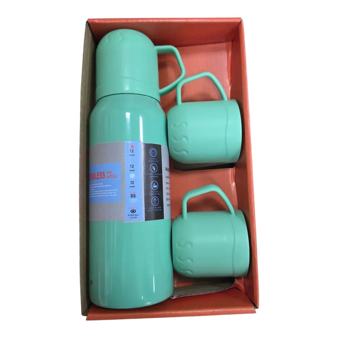 TERMO CON TAZAS ROJO 3
