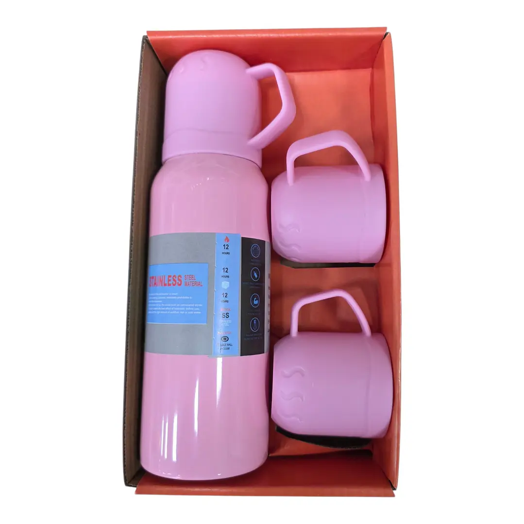 TERMO CON TAZAS ROJO 6