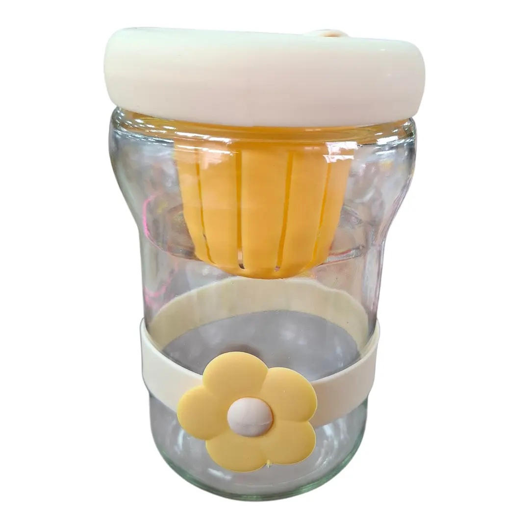 VASO CON FLOR 500ML 3