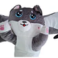 PELUCHE GATO GRIS 70CM - Miniatura 1