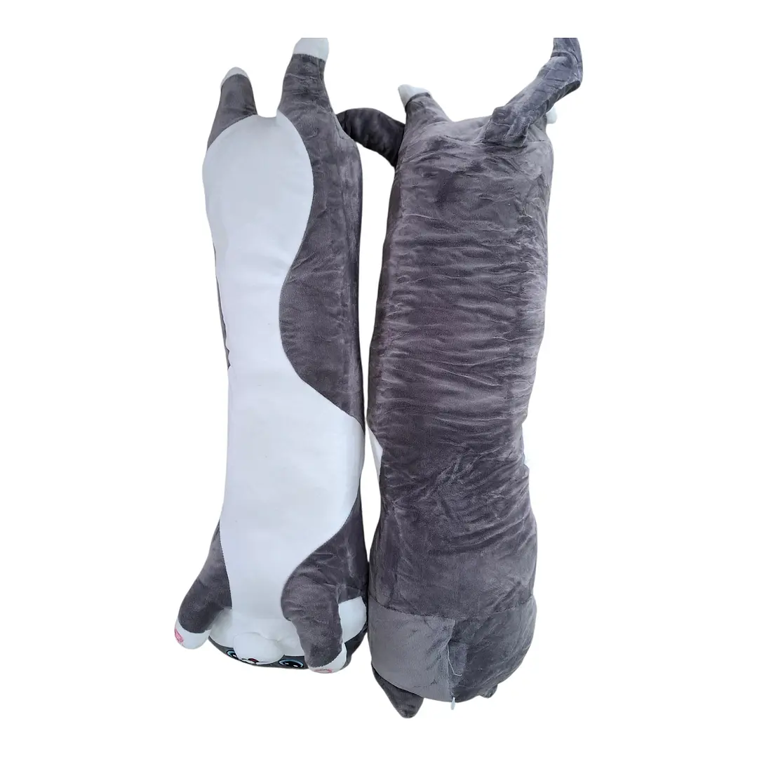 PELUCHE GATO GRIS 70CM 3
