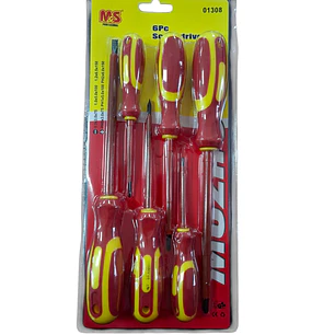 DESTORNILLADOR AISLADO 6PCS
