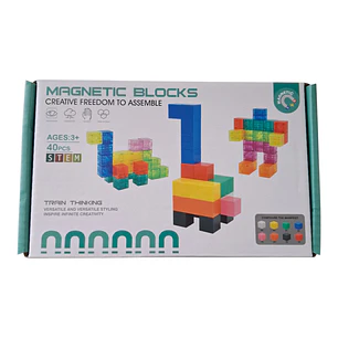 BLOQUES MAGNETICO 40PCS