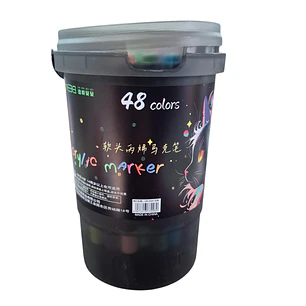 POTE MARCADOR ACRILICO 48PCS