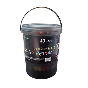 POTE MARCADOR ACRILICO 80PCS