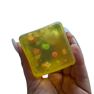 CUBO SQUISHY FRUTA LED