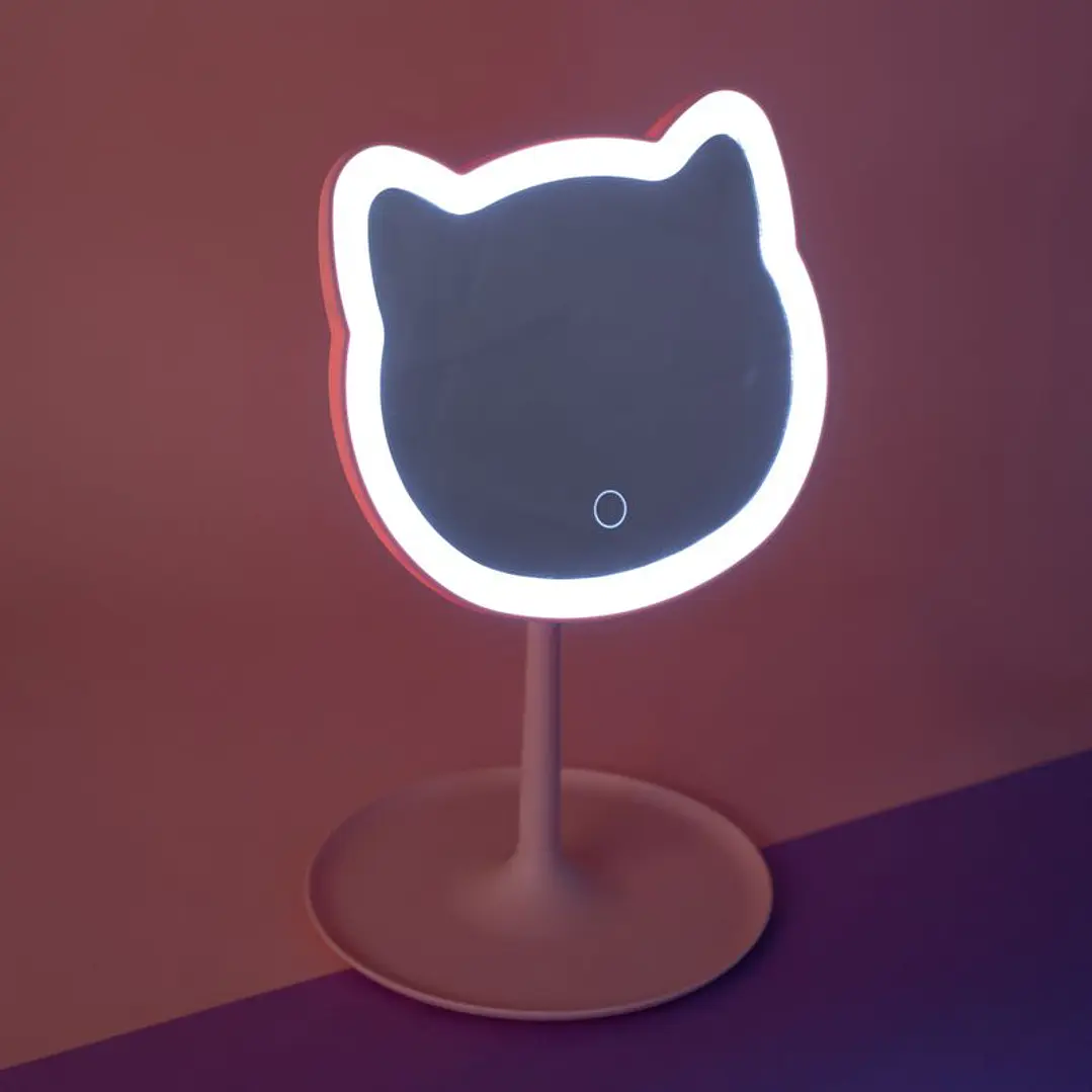 ESPEJO LED GATO  3