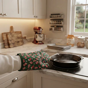 GUANTE DE COCINA NAVIDAD