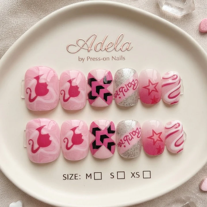 UÑAS NIÑA 12PCS 1