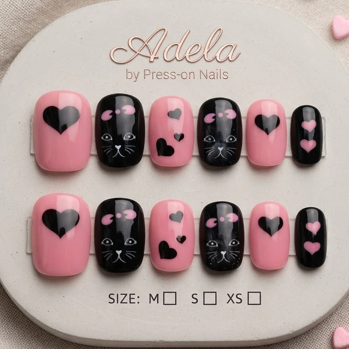 UÑAS NIÑA 12PCS 4