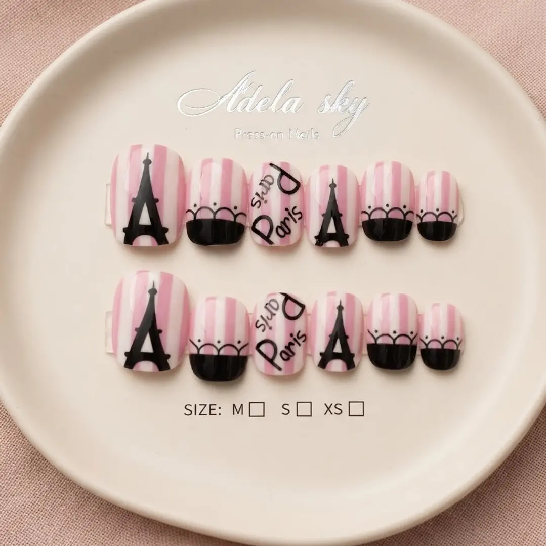 UÑAS NIÑA 12PCS 5