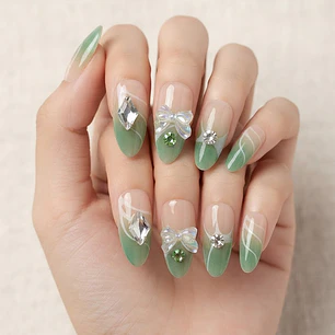 UÑAS POSTIZAS LISAS 12PCS