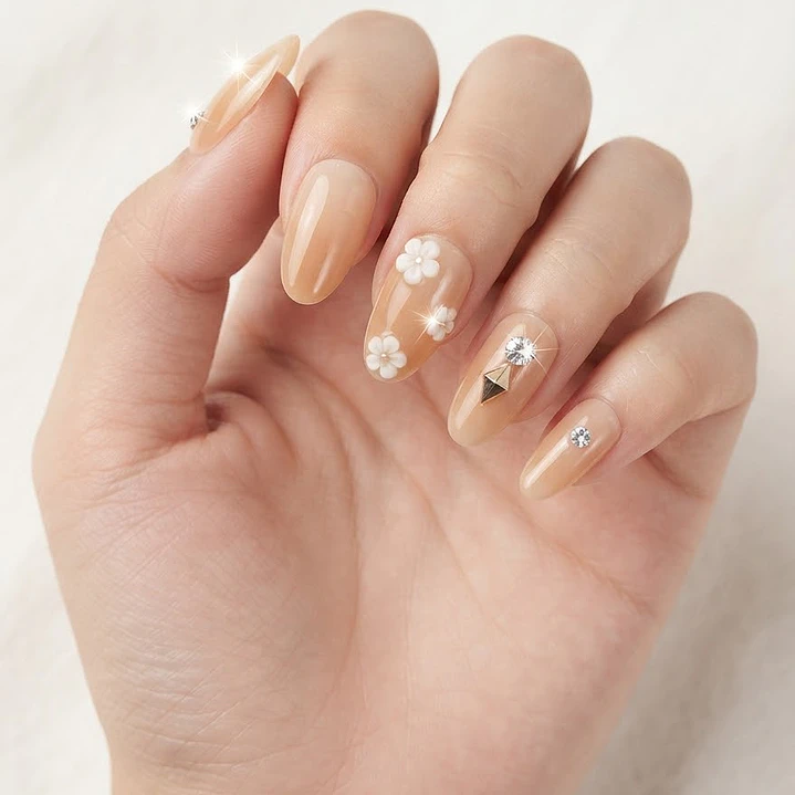 UÑAS POSTIZAS LISAS 12PCS 5