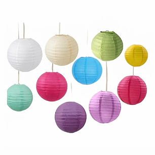 PANTALLA DE PAPEL 25CM