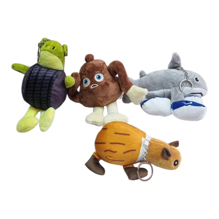 LLAVERO PELUCHE BRAINROT 2