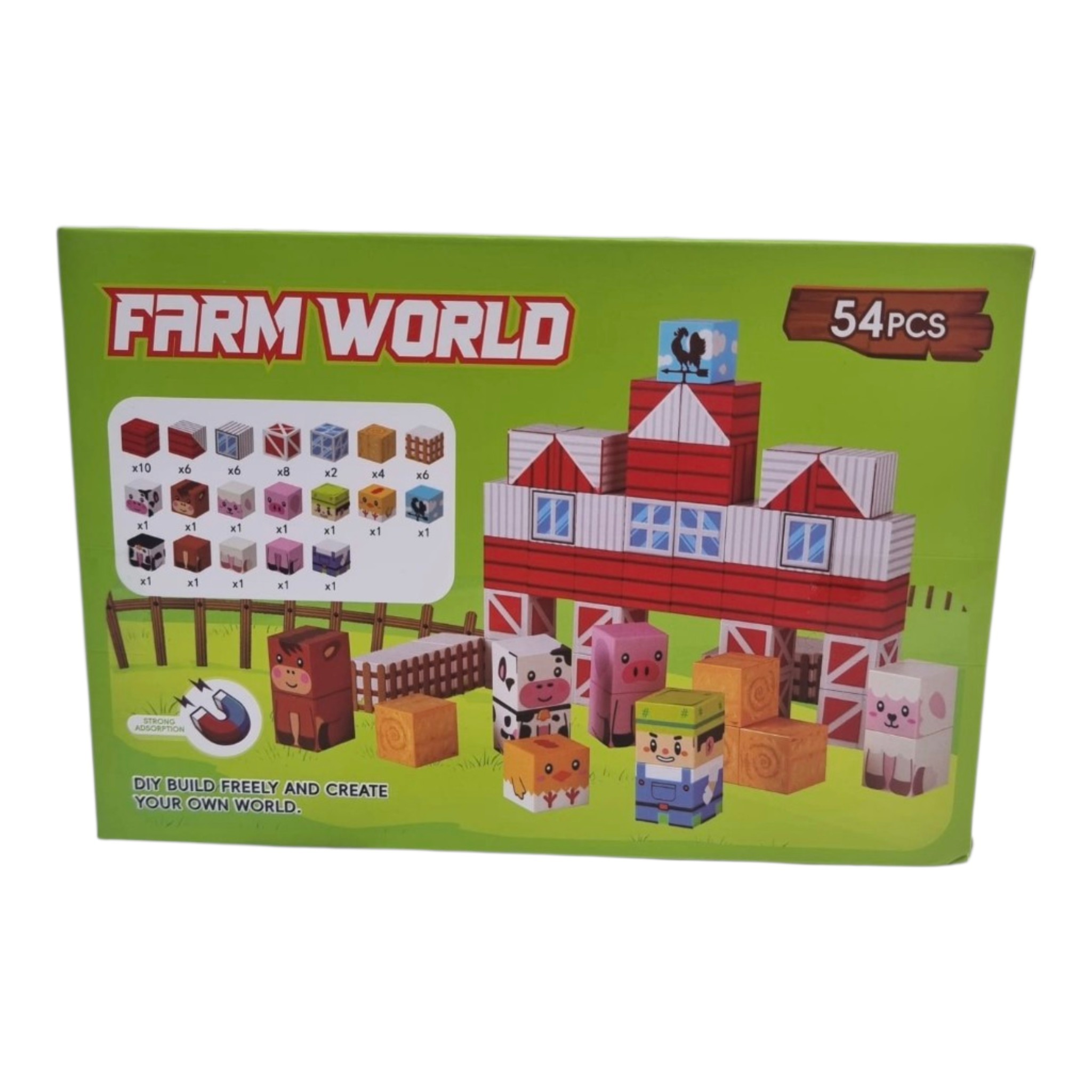 FARM WORLD 54PCS