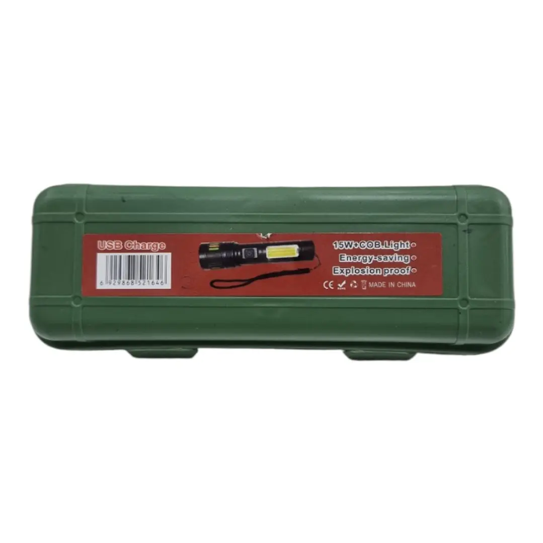 LINTERNA CAJA VERDE GRANDE  3
