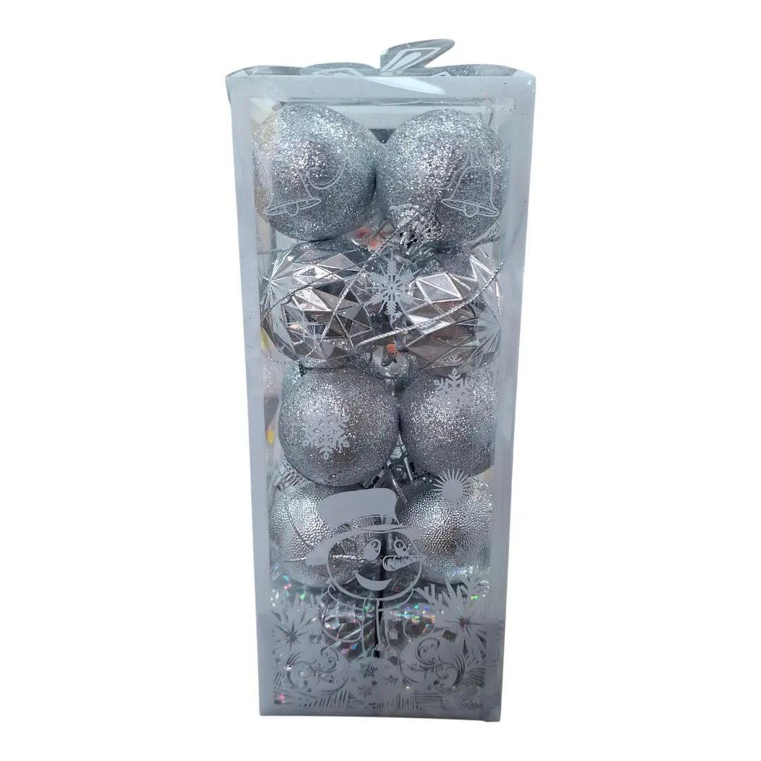 ESFERAS NAVIDAD 10PCS 4CM 1