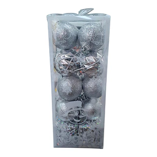 ESFERAS NAVIDAD 10PCS 4CM