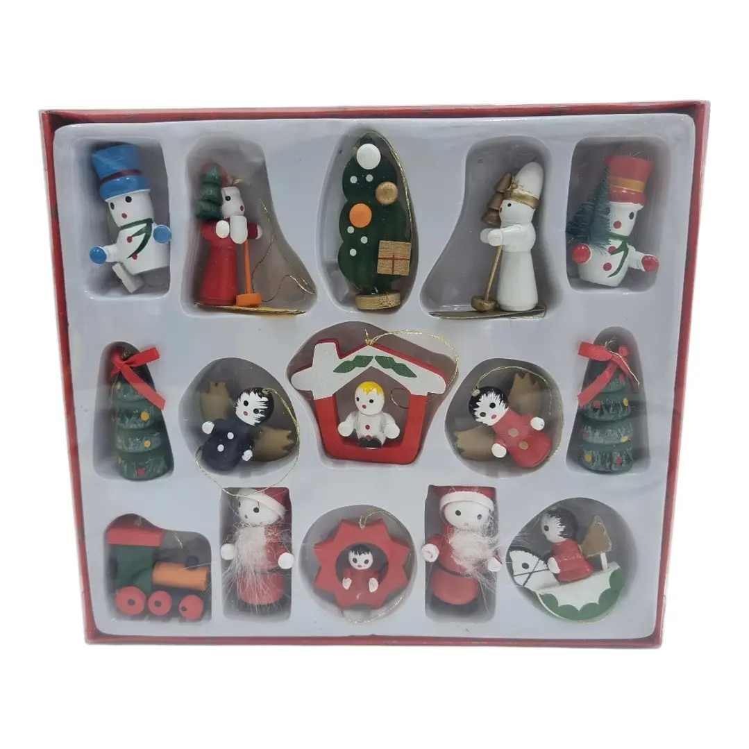 ADORNO DE MADERA 15PCS 2
