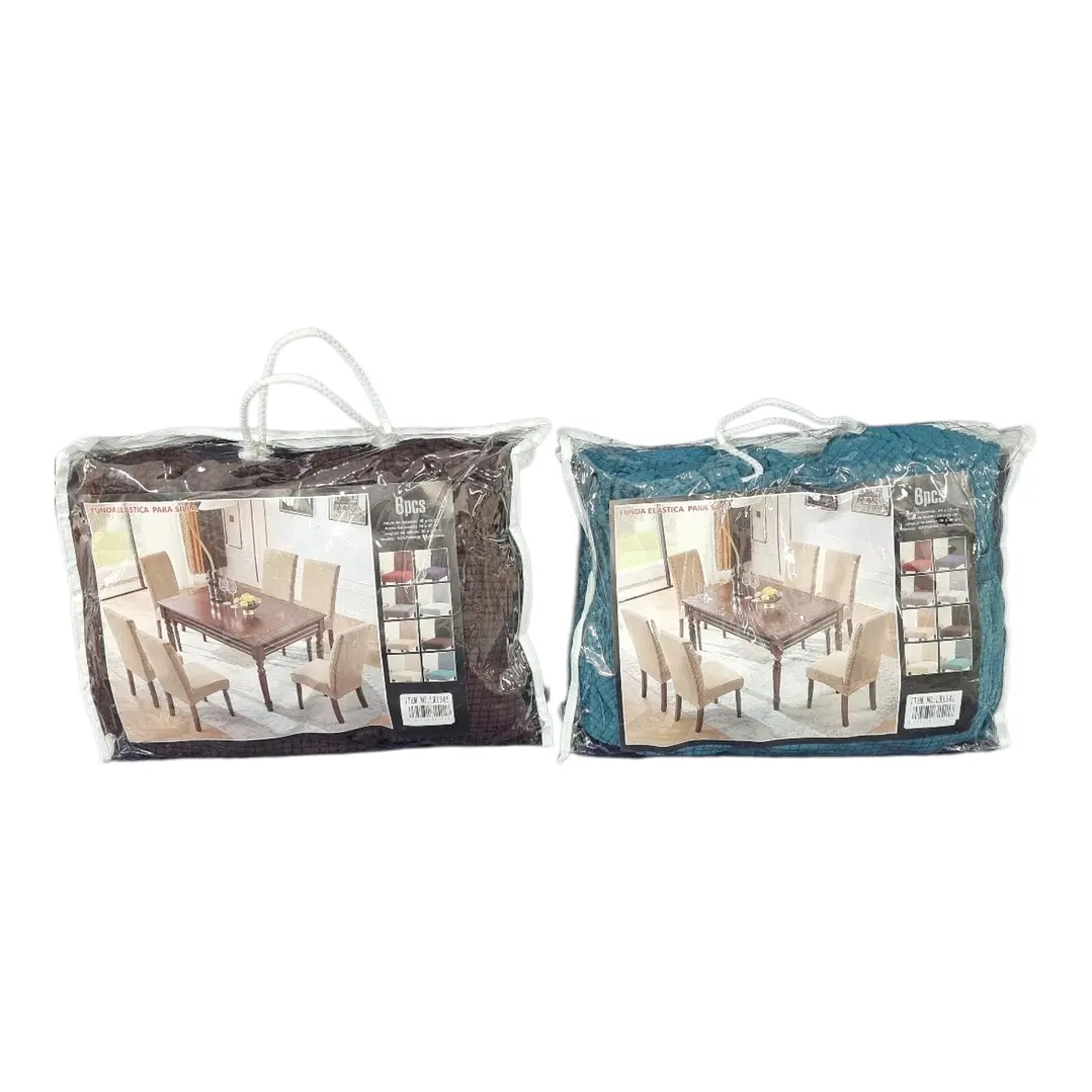 FUNDA SILLA TEXTURIZADA 6PCS 3