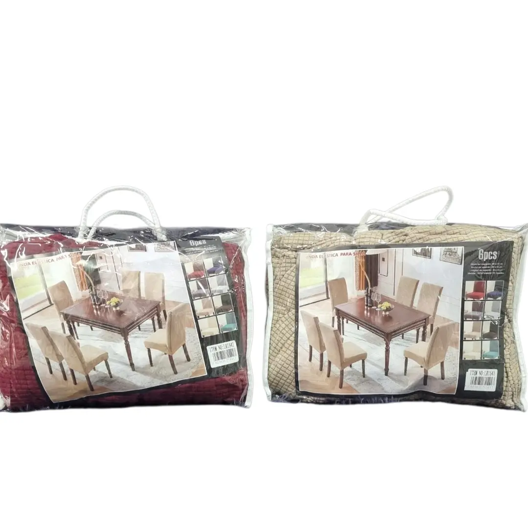 FUNDA SILLA TEXTURIZADA 6PCS 2