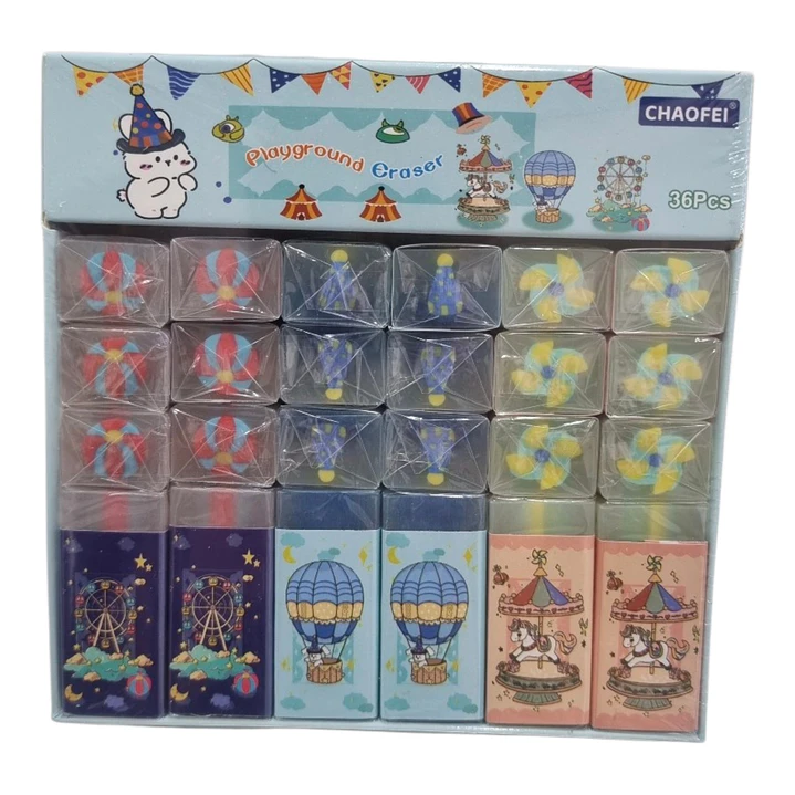 CAJA 36 GOMAS KAWAII 2