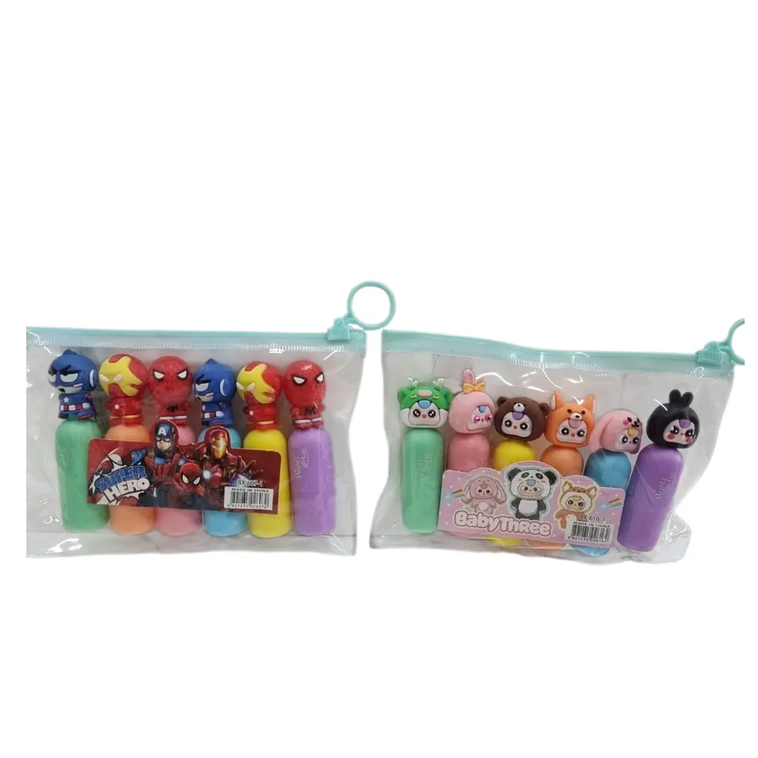 DESTACADOR KAWAII 6PCS 1