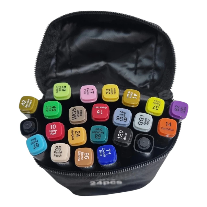MARCADORES BOLSA 24pcs 2