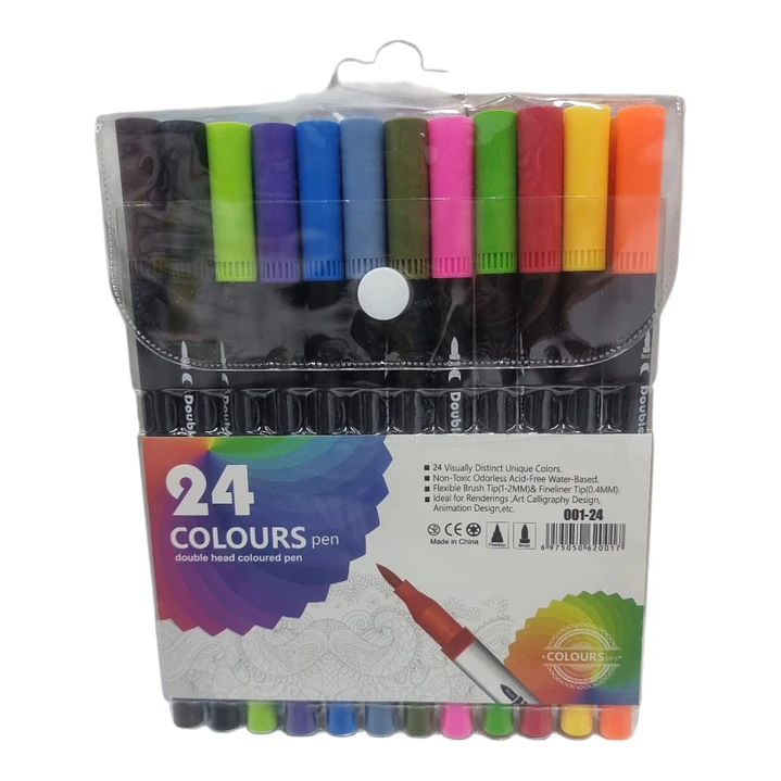 LAPIZ DOBLE PUNTA 24PCS 1