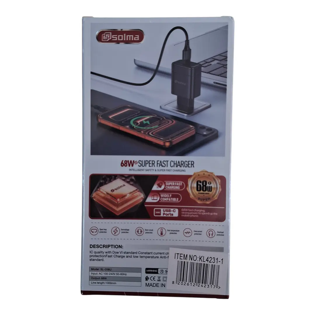 CARGADOR 68W SL208 2