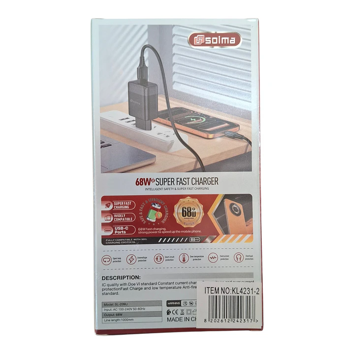 CARGADOR 68W SL209 2