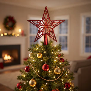 ESTRELLA NAVIDAD 20CM