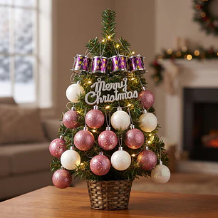 ADORNO NAVIDAD 4CM 16PCS