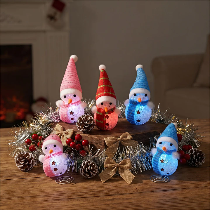 MUÑECO DE NIEVE LED 1