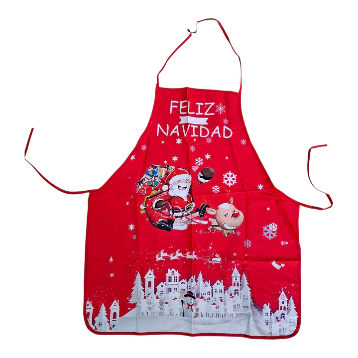 DELANTAL NAVIDAD  3