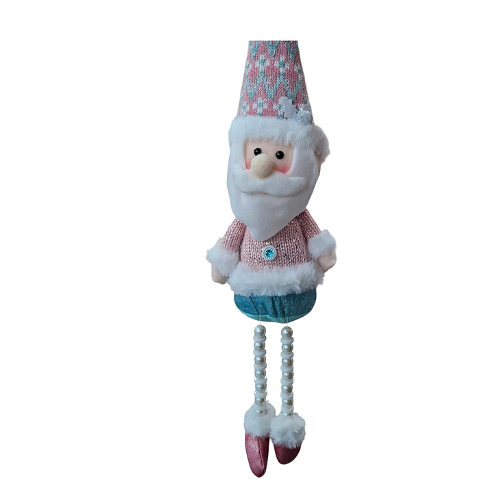 MUÑECO NAVIDAD TURQUESA 50CM 1