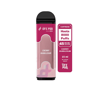 Life Pod Cartridge Cherry Bubblegum 8000 Puff