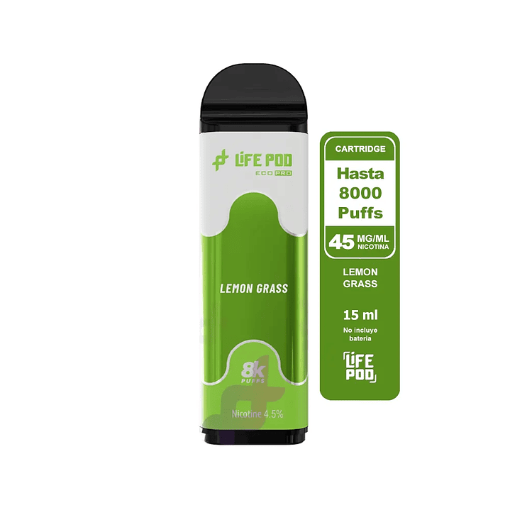 Life Pod Cartridge Lemon Grass 8000 Puff 1