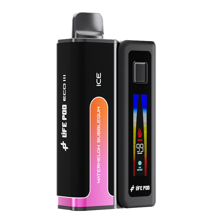 Life Pod Kit Eco 3 + Watermelon Bubblegum ICE 20.000 Puff 1