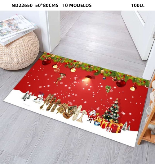 ND22650-8ALFOMBRA NAVIDENA ANTIDESLIZANTE 50X80CMS