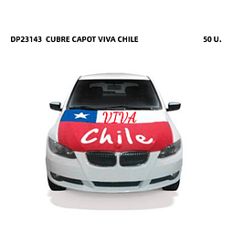 DP23143 Cubre capot 'Viva Chile' 1.25x1.6Cms 